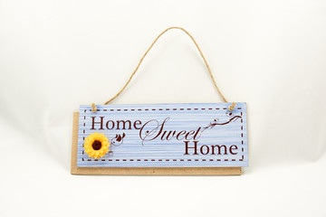 Home sweet home label
