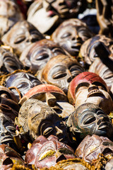 afrikanische Holzmasken