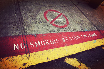 no smoking beyond this point