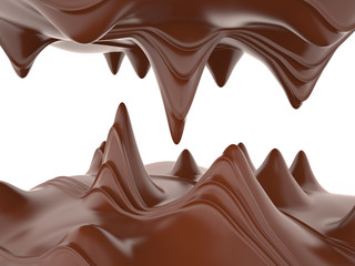 Brown liquid, 3D