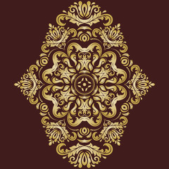 Damask Vector Oriental Pattern