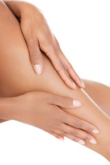 Fit long female legs