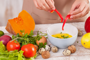 I like cooking healthy and tasty food