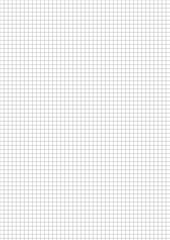 Five millimeters gray grid on sheet