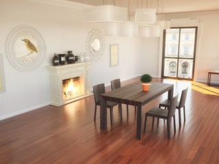 Living Room - Dining Table