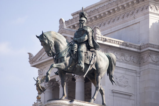 Vittoriano in Rome Victor Emmanuel II Statue