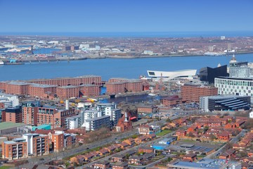 Fototapeta na wymiar Liverpool cityscape