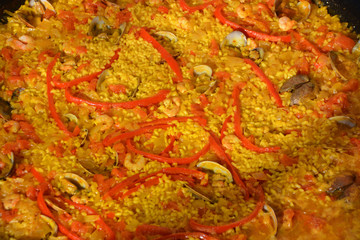 Obraz na płótnie Canvas paella típica