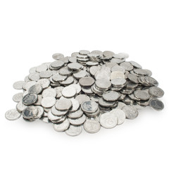 pile of small coins