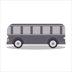 Obraz na płótnie Canvas Retro city bus on a white background