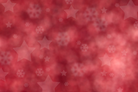 Christmas background with stars and flakes