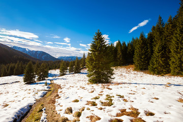 Slovakian Belianske Tatry mountains landscape