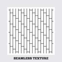 Cobbles grid stripped seamless pattern.