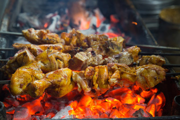 Charcoal chicken