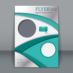 Vector flyer template for design 