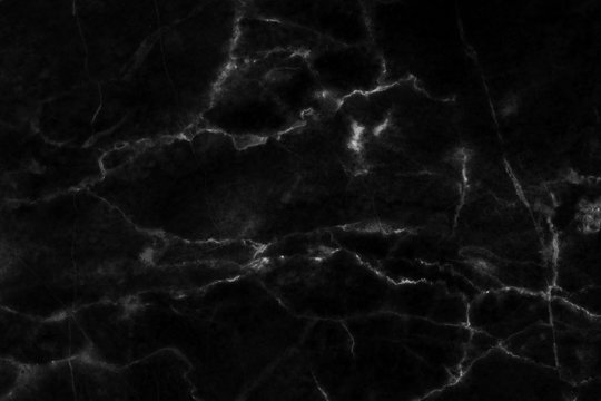 Black marble patterned texture background, abstract natural marble black and white for design.