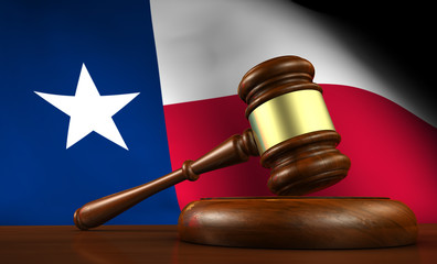 Texas Law Legal System Concept