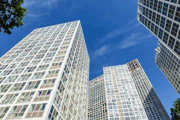 Obraz na płótnie Canvas Office buildings scenery in the business city center