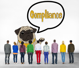 Compliance Affirmation Continuity Regulation Concept