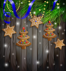  gingerbread cookies decorations 