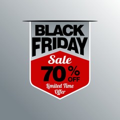 Black Friday Sale, discount and voucher template