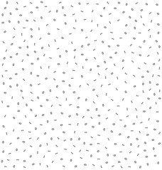 Materiał do szycia Seamless numbers binary pattern