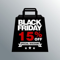 Black Friday Sale, discount and voucher template