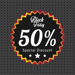 Black Friday Sale, discount and voucher template