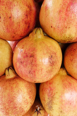 close up of pomegranate for background