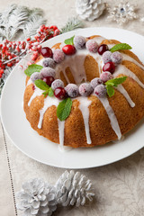 Christmas Cranberry Cake