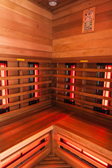 Wooden Sauna interior
