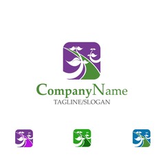 Environmental Nature logo icon Vector