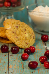Cranberry White Chocolate Chip Cookies