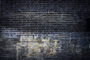 Textured grunge brick wall background