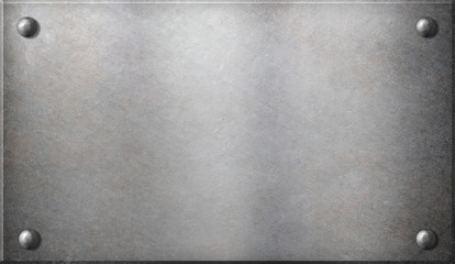 steel metal plate with rivets