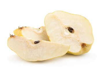 Naklejka na ściany i meble Yellow pear fruit