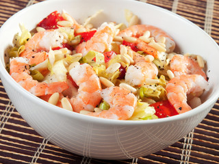 Shrimps salad