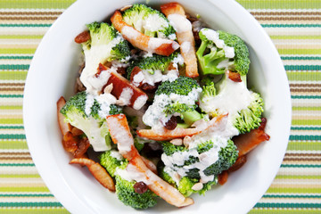 Chicken salad with zucchini