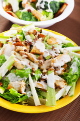 Chicken salad with zucchini