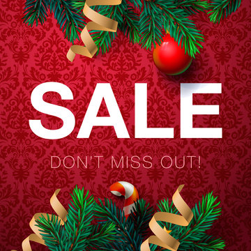 Christmas sale poster