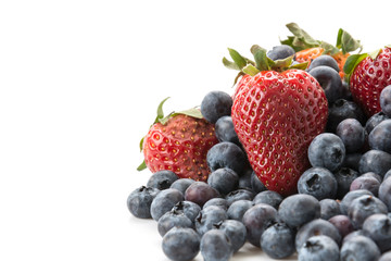 blueberry and strawberry