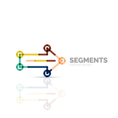 Arrow icon vector logo. Company branding element