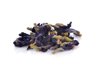 dried butterfly pea flowers