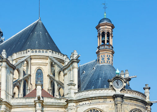 The Church Of Saint Eustace, Paris.