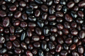 Abstract background: black haricot beans