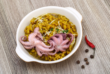 Seafood risotto