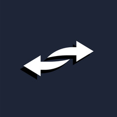 arrow transfer icon
