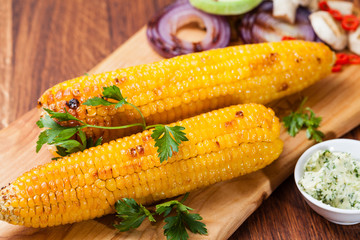 Grilled corn
