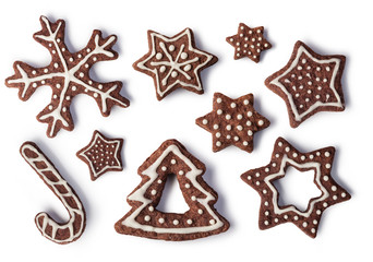 Fototapeta na wymiar Christmas Ginger cookies