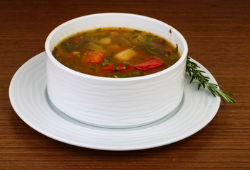 Caucasian soup - chanakhi